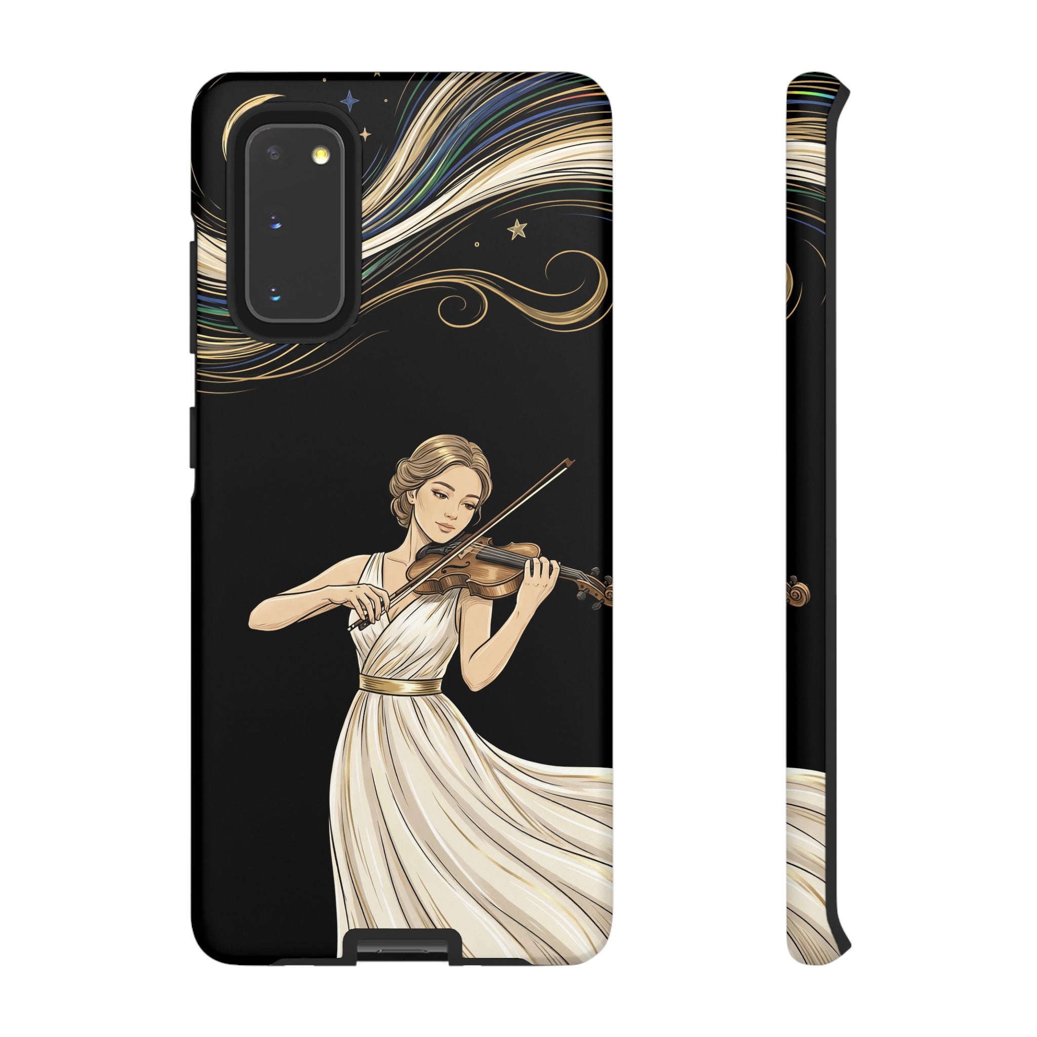 Violinist Samsung Galaxy Phone Case | Elegant Classical Musicist Design