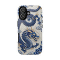 Asian Zodiac Dragon iPhone Case V2 | Blue & White Porcelain Luxury Protective Case | Year of the Dragon Gift
