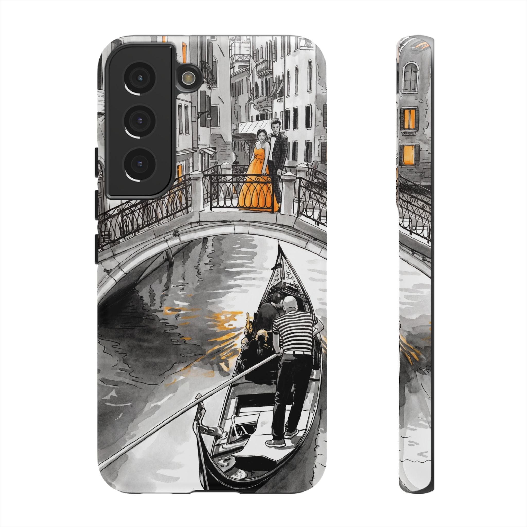 Venice Gondola Samsung Galaxy Case | Romantic Canal Scene Protective Case