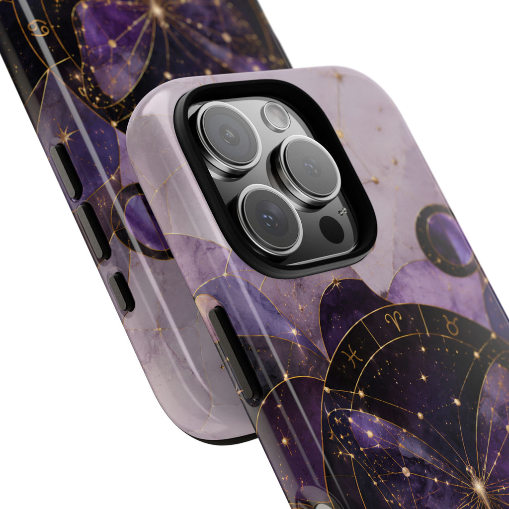 Celestial Butterfly iPhone Case | Zodiac Moon Phase iPhone Case