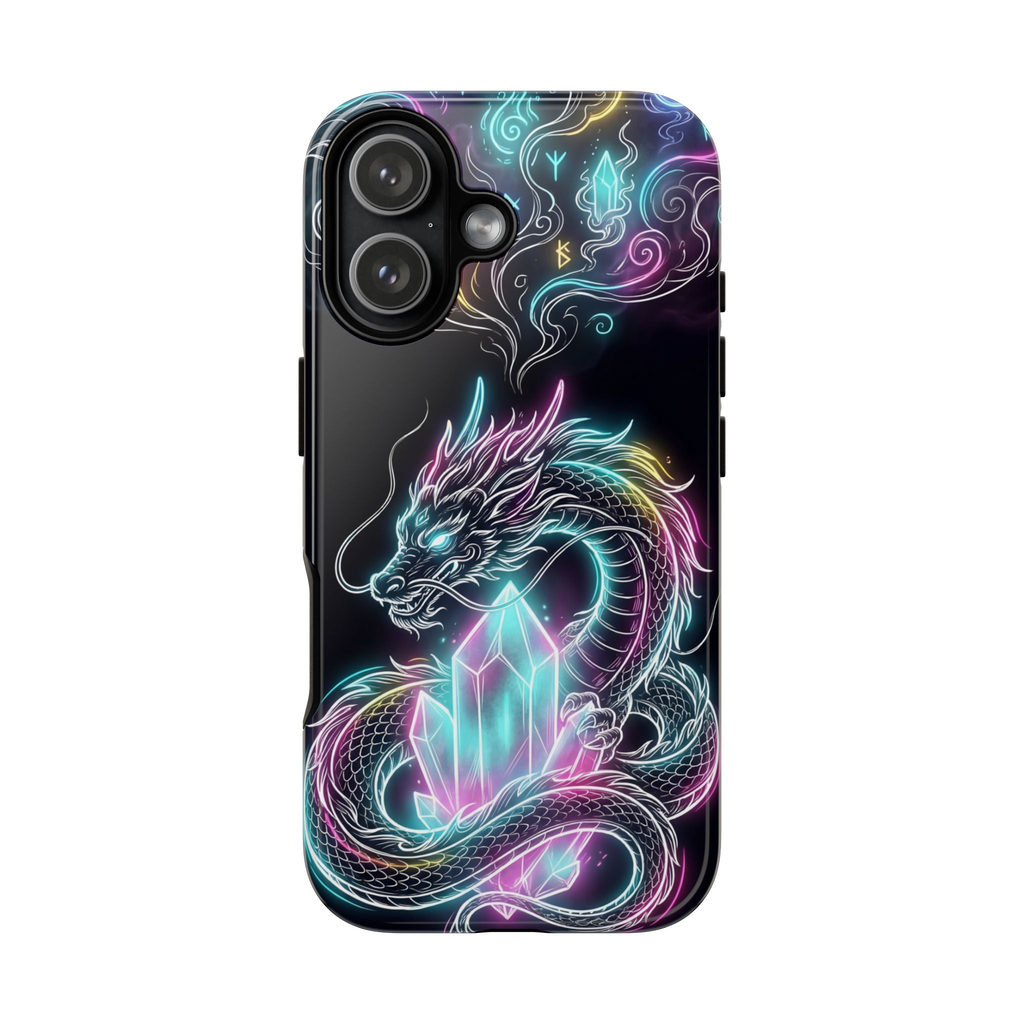 Neon Loong Crystal iPhone Case