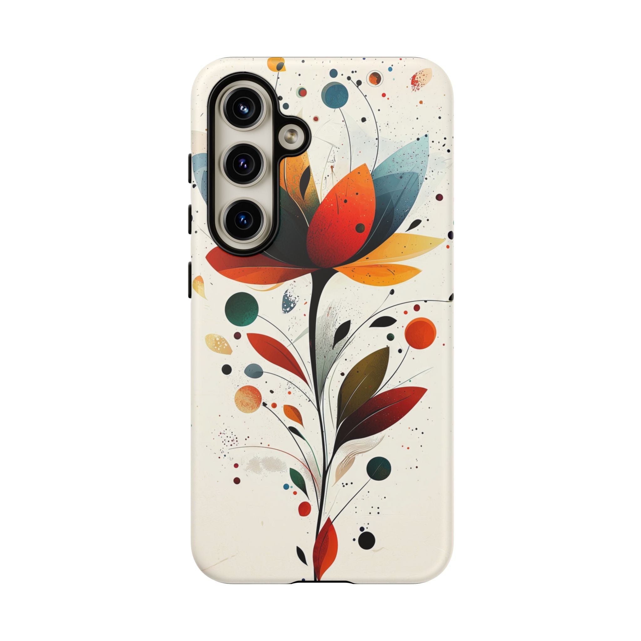 Floral Art Samsung Galaxy Case | Colourful Abstract Bloom