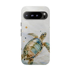 Sea Turtle Watercolor Phone Case — Ocean Animal Protective Tough Case