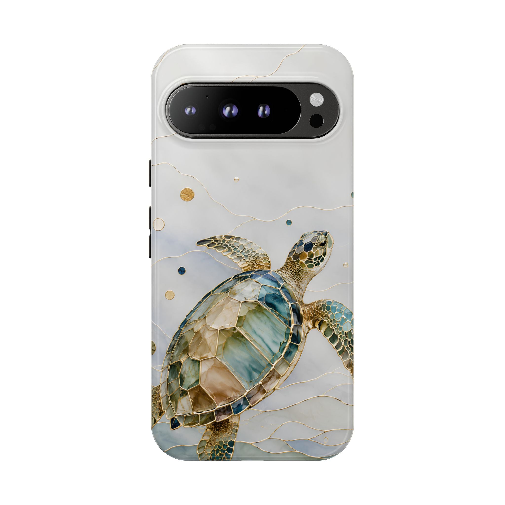 Sea Turtle Watercolor Phone Case — Ocean Animal Protective Tough Case