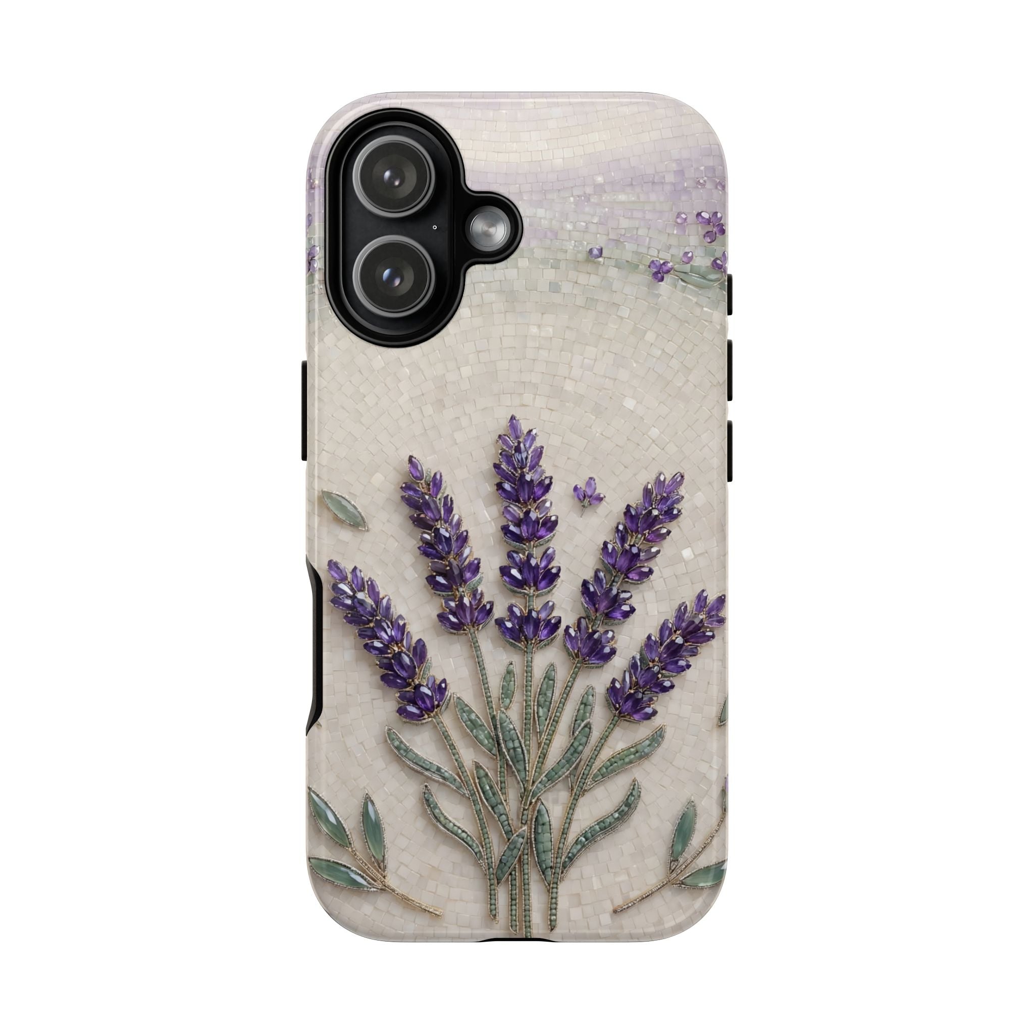 Lavender Bouquet iPhone Case — Floral Protective Phone Cover