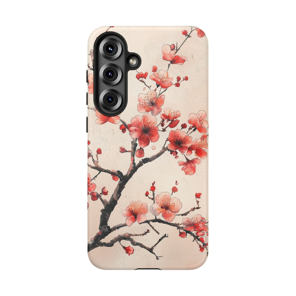 Cherry Blossom Samsung Galaxy Phone Case | Pink Blossom Branch Design