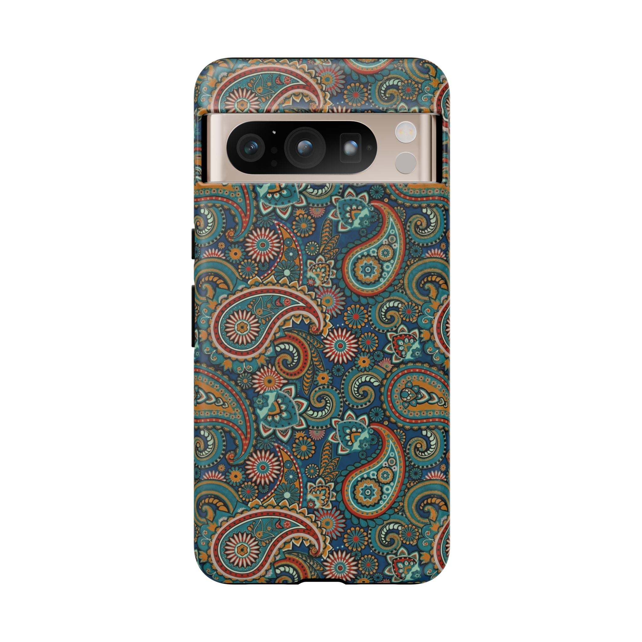 Batik Vibrant Paisley Protective Tough Google Pixel Case