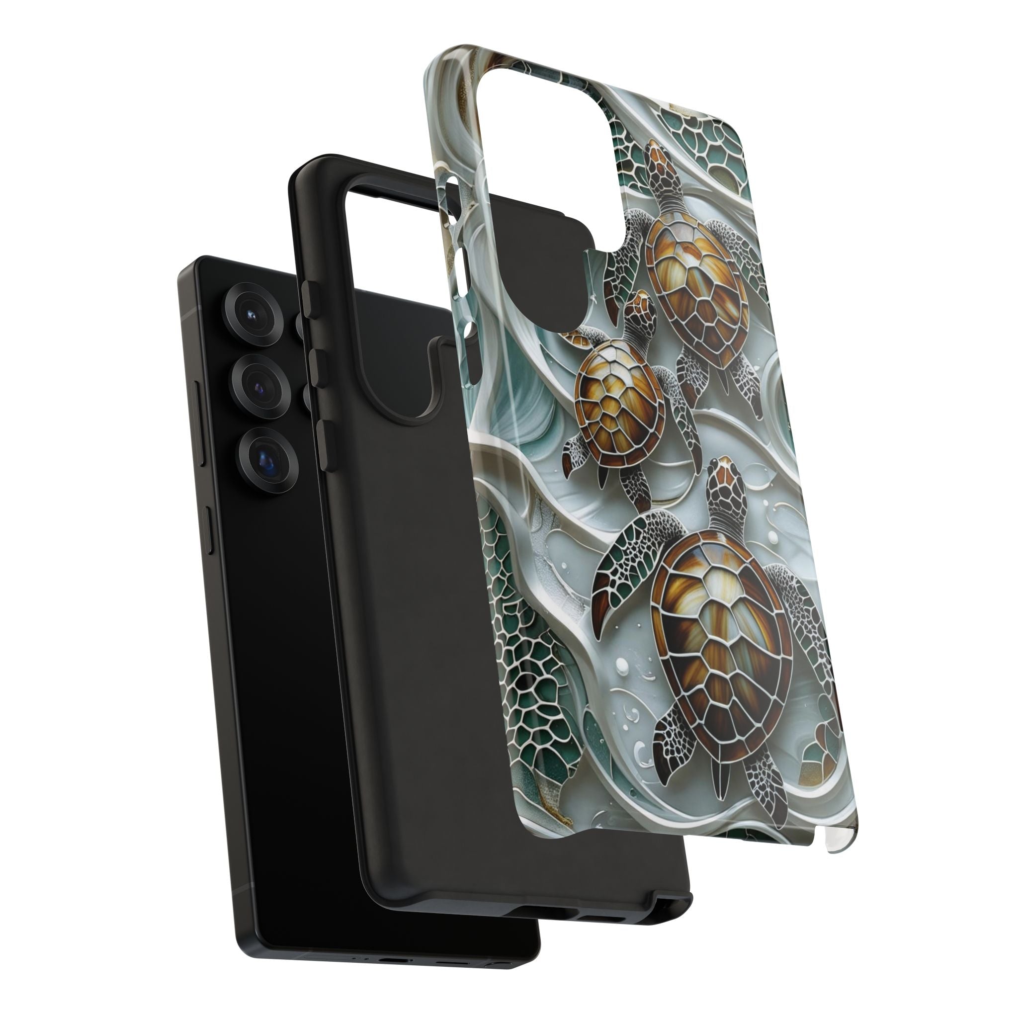 Sea Turtle Samsung Galaxy Case — Ocean Waves Protective Cover