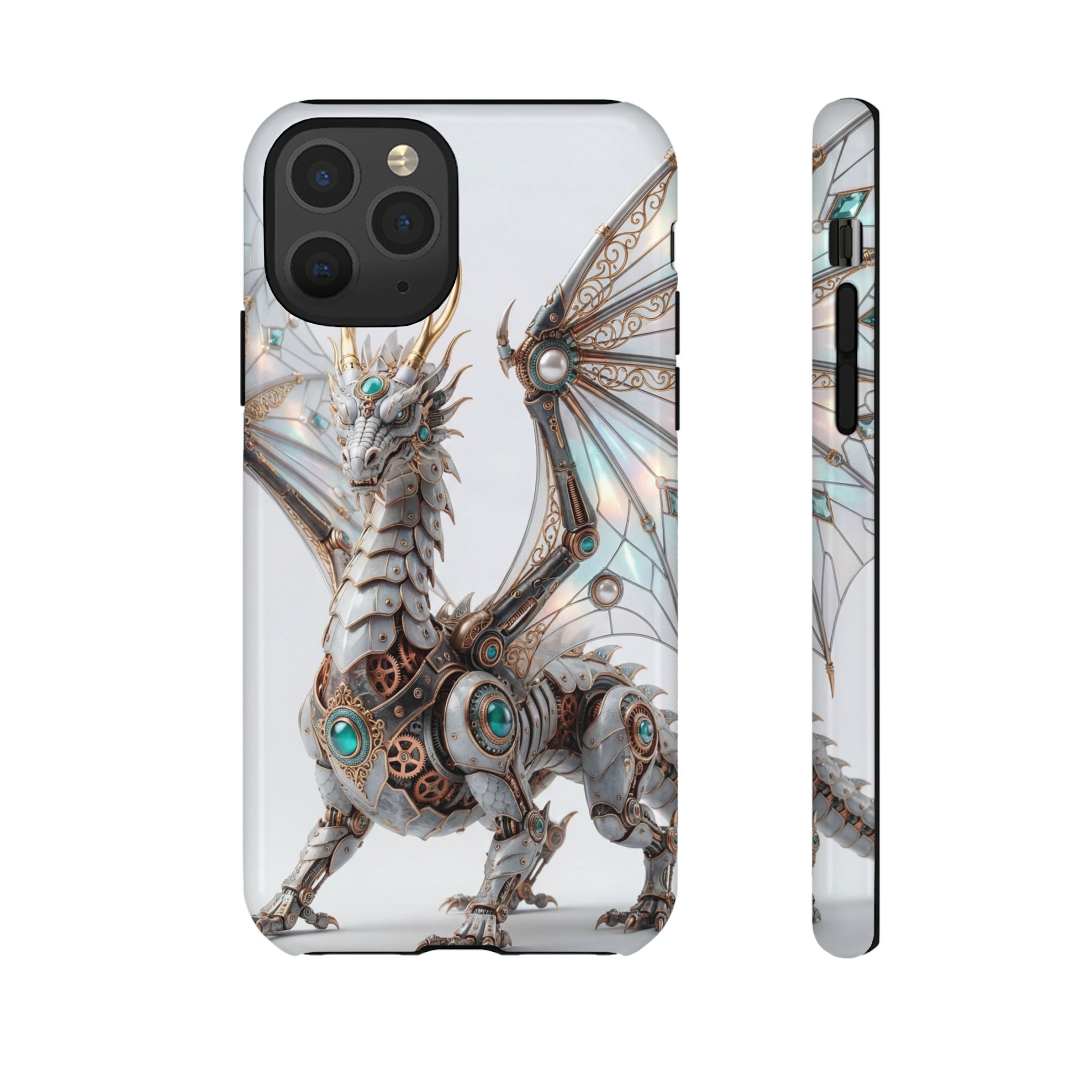 Steampunk Mechanical Dragon iPhone Case — Fantasy Armor Protective Cover