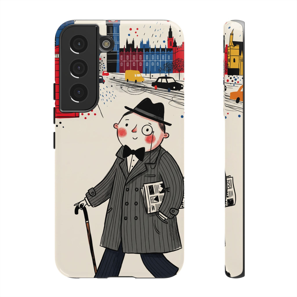 Detective in London Samsung Galaxy Phone Case