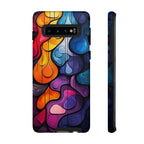 Abstract Colourful Drop Samsung Galaxy Case — Vibrant Stained-Glass