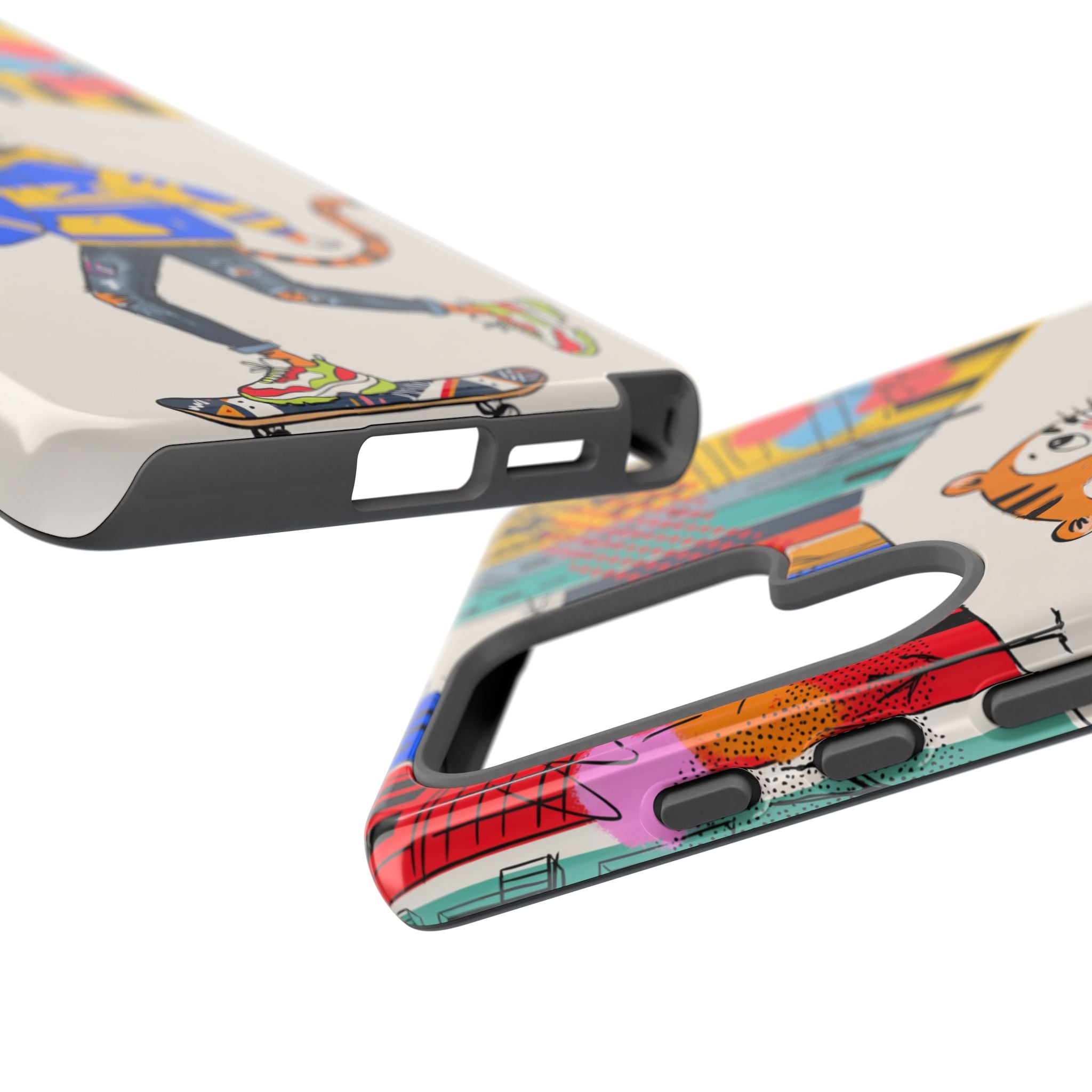 Skater Tiger Samsung Galaxy Phone Case