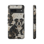 Bulldog Floral Google Pixel Phone Case — Moon & Peony Protective Case