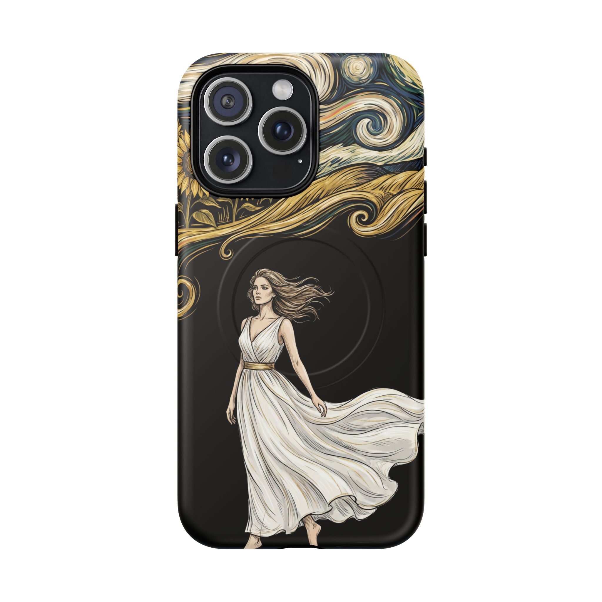 Grecian Muse MagSafe iPhone Case | Artistic Goddess Protective Case