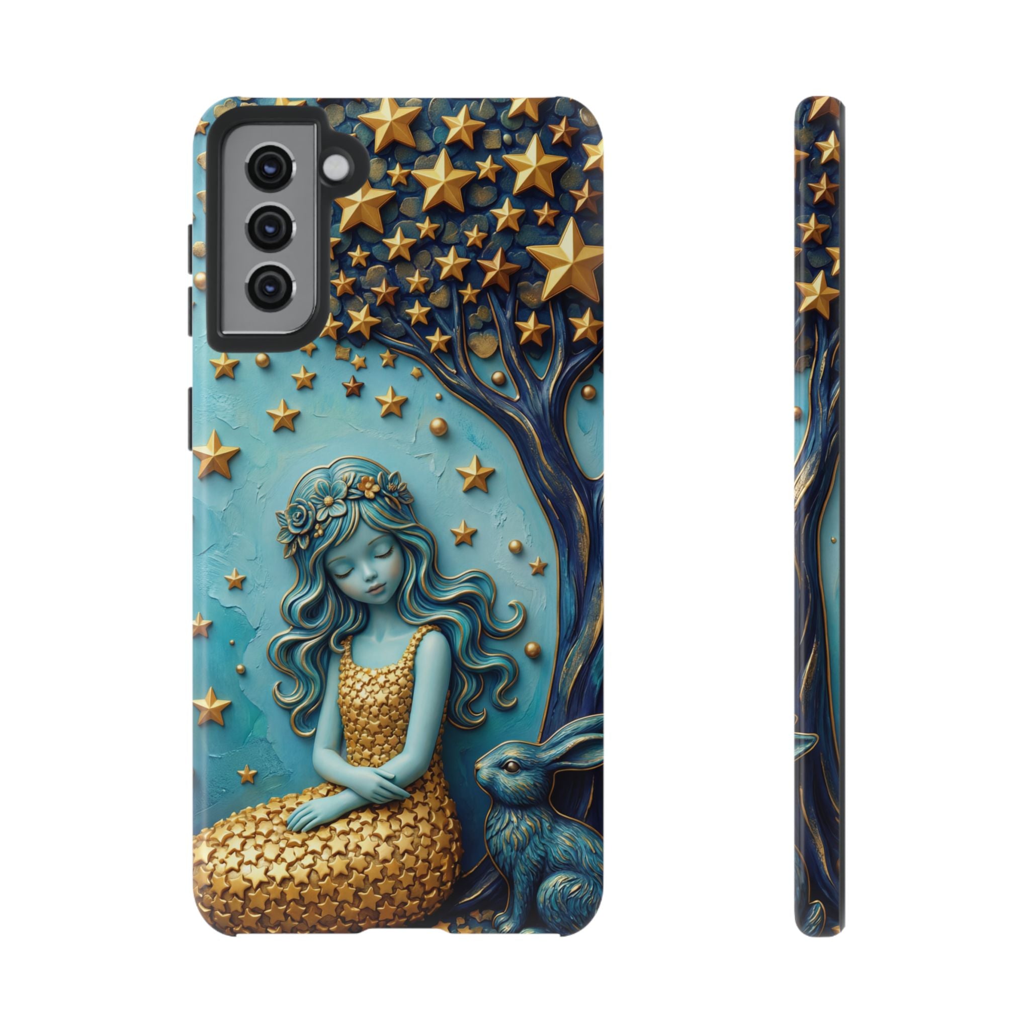 Dreamy Maiden & Star Tree Samsung Galaxy Phone Case