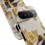 Golden Bee Google Pixel Phone Case | Floral Moon Phone Protector