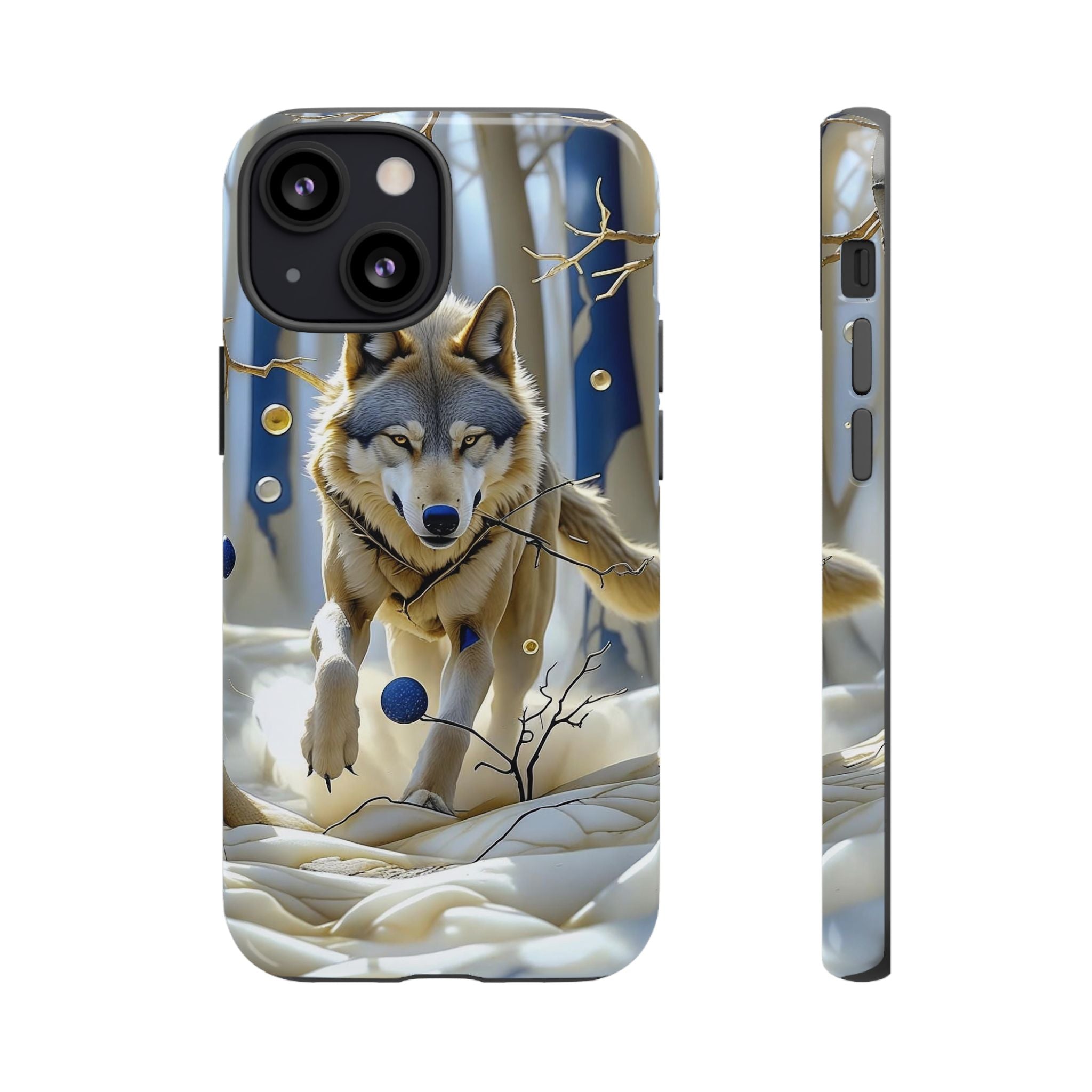 Wolf in Snow iPhone Case — Rugged Wildlife