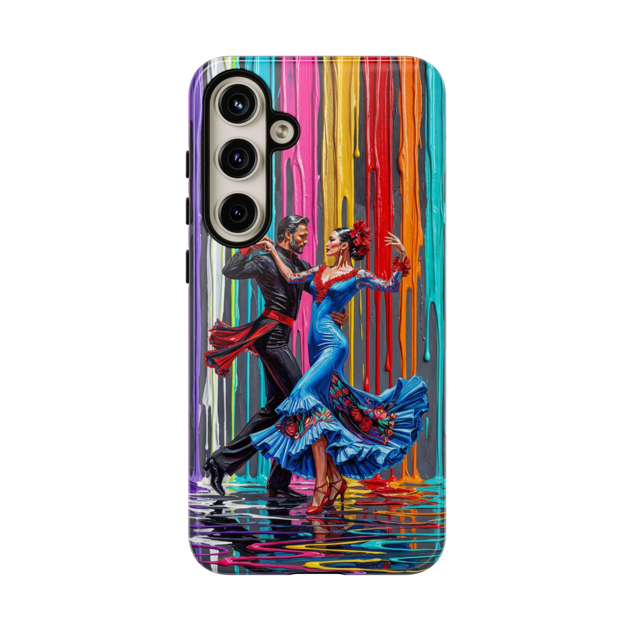 Colorful Tango Samsung Galaxy Phone Case | Vibrant Dancing Couple Art Protection