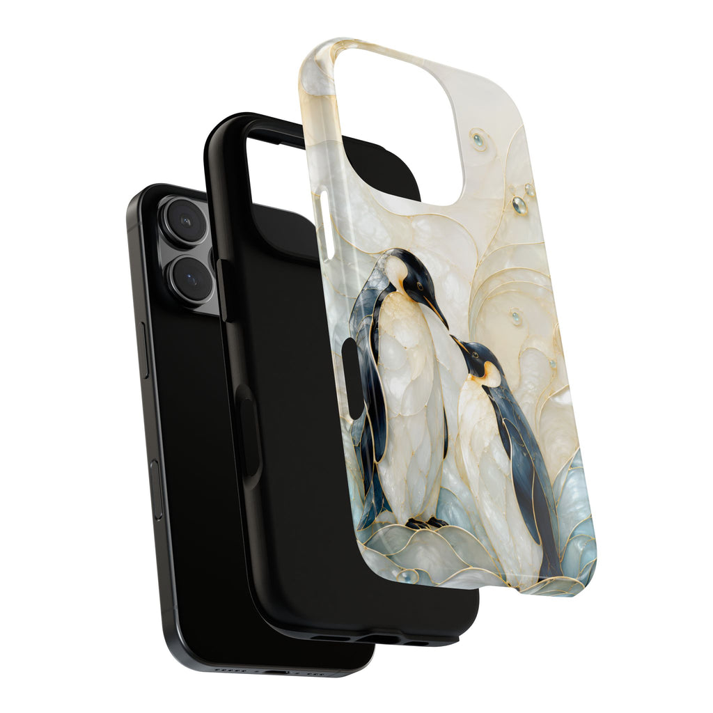 Penguin iPhone Case | Cute Penguin Couple Phone Case