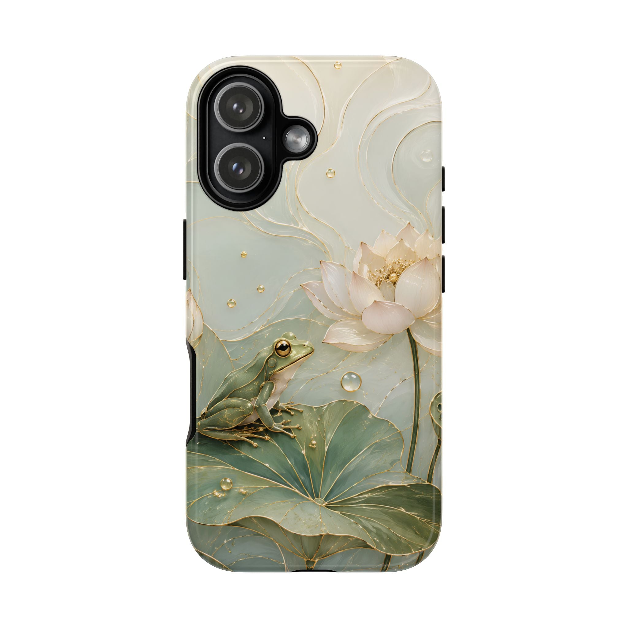 Lotus Frog iPhone Case | Water Lily iPhone Case
