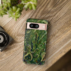 Octopus Tough Google Pixel Phone Case | Jewel Green Ocean Animal Cover