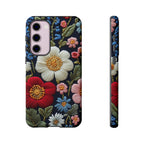 Floral Embroidered Garden Samsung Galaxy Case