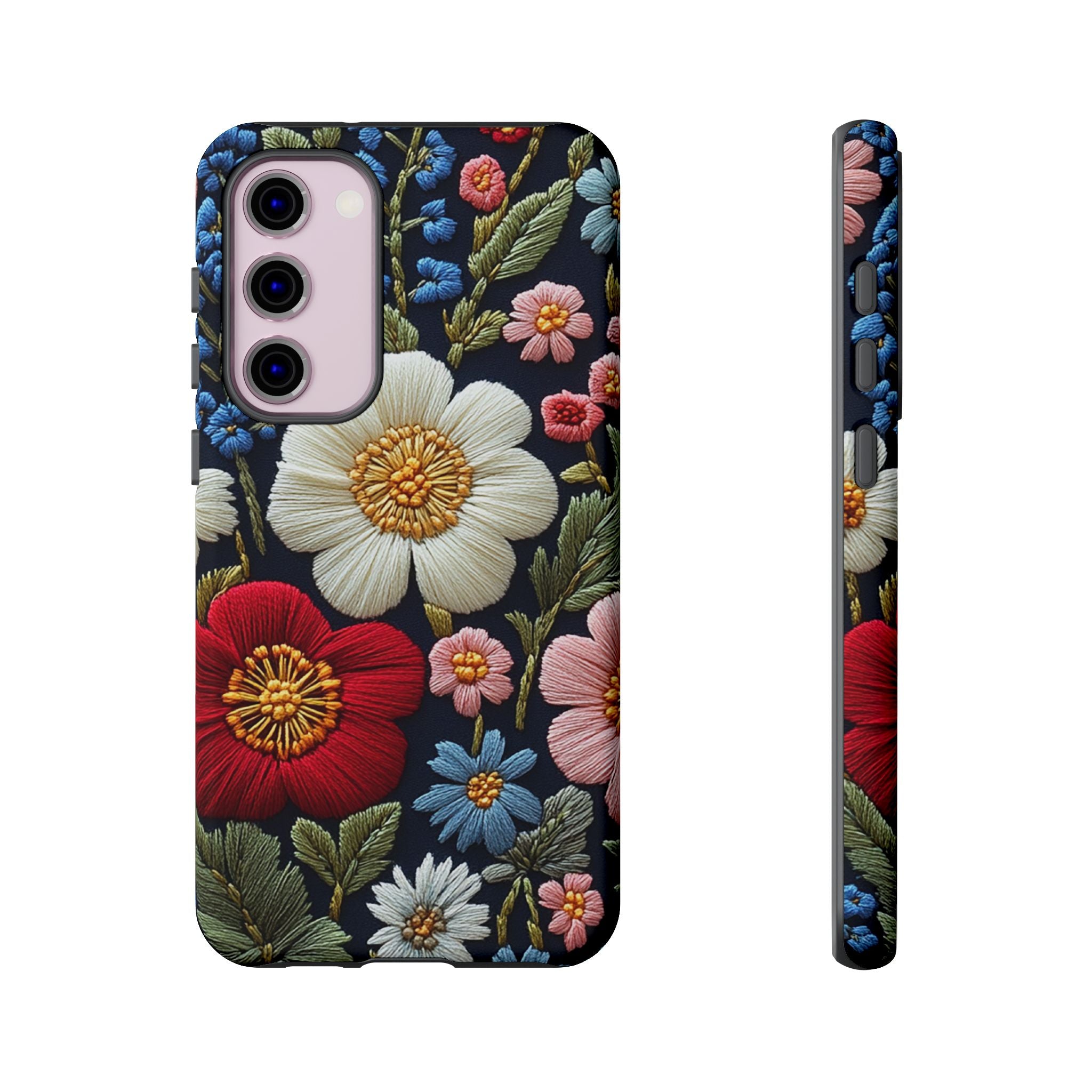 Floral Embroidered Garden Samsung Galaxy Case