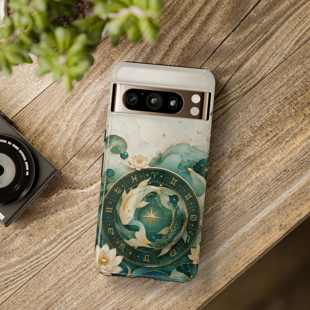 Koi Zodiac Google Pixel Phone Case | Celestial Koi Phone Case