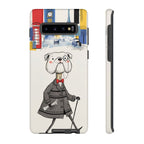 Vintage Dapper Gentleman Bulldog Samsung Galaxy Phone Case