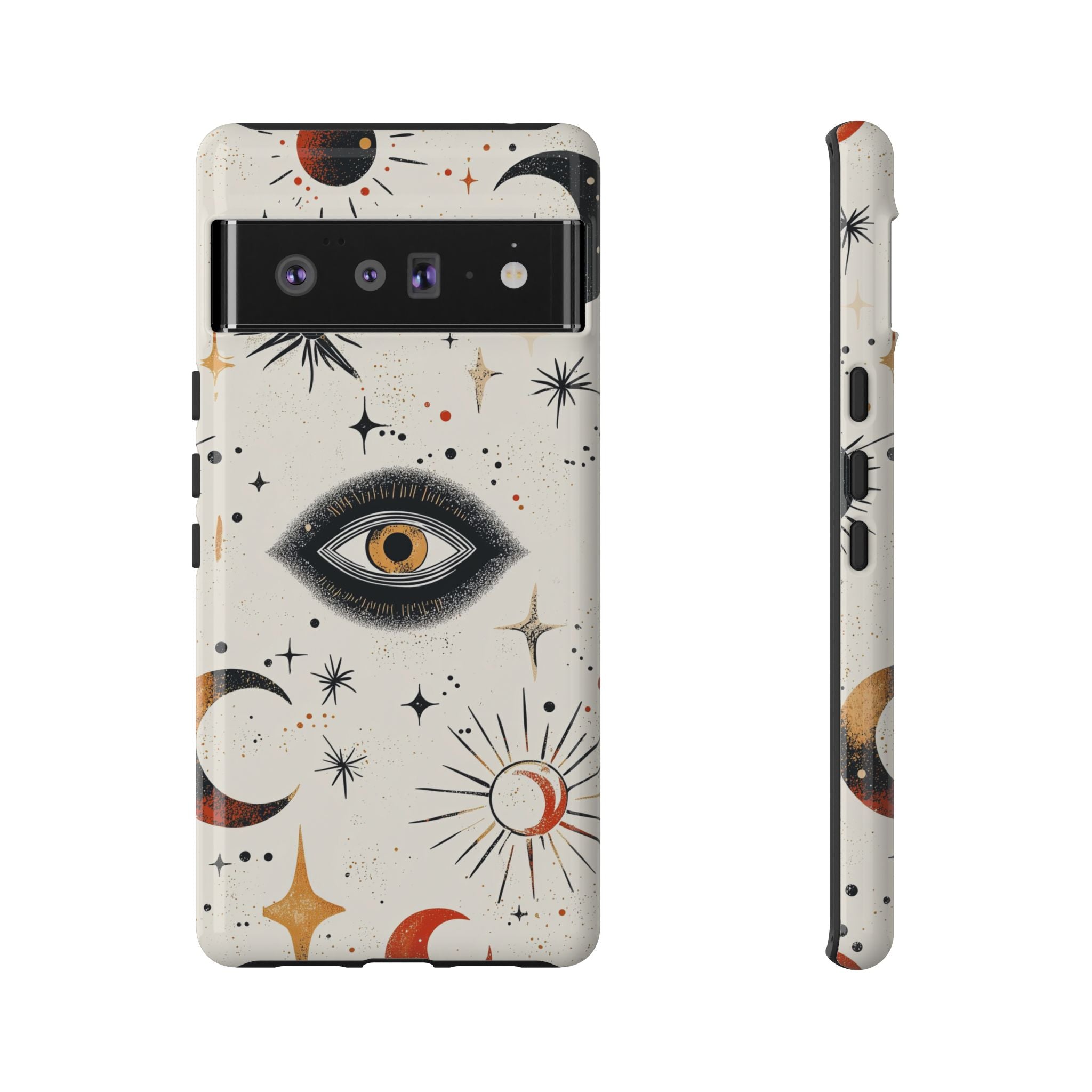 Mystic Eye Google Pixel Case | Celestial Moon & Star