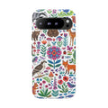 Wild Garden Google Pixel Phone Case | Cute Forest Animals Floral Pattern Tough Case