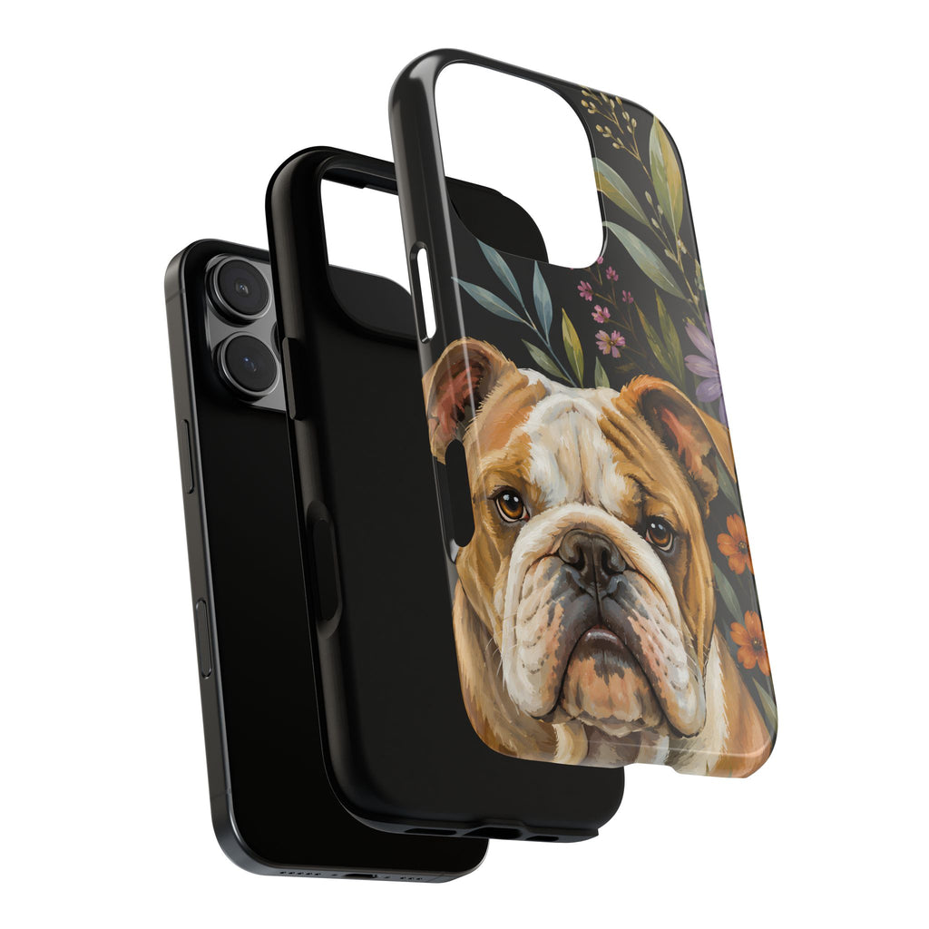 English Bulldog iPhone Case | Bulldog Dog Art Cover