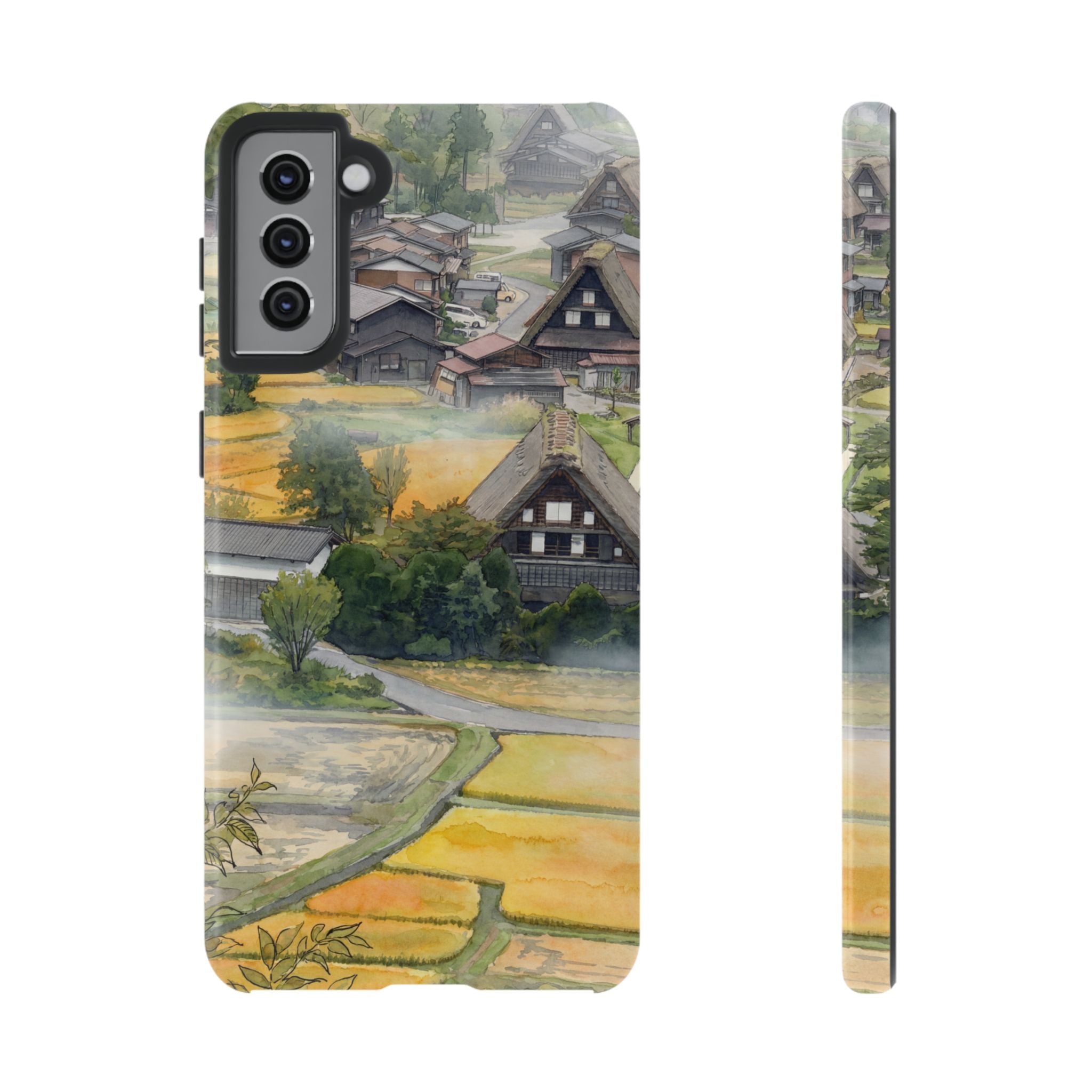 Shirakawa Whisper | Japan Watercolour Samsung Galaxy Phone Case