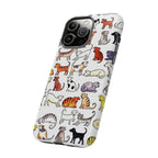 Dog Pattern iPhone Case | Cute Colourful Dogs