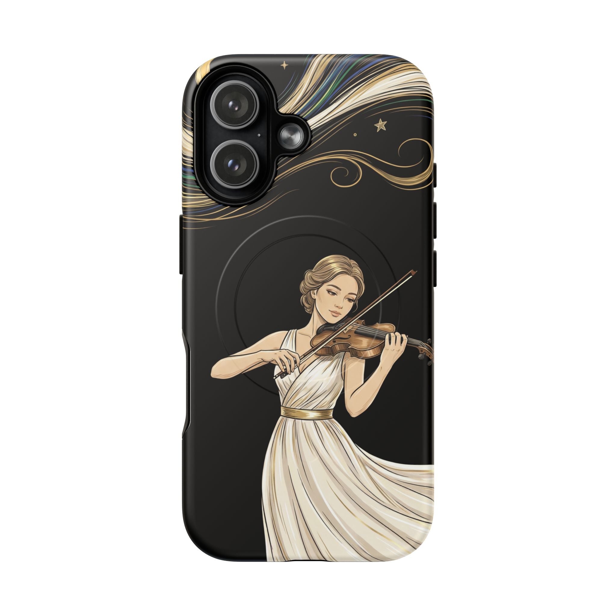Violinist MagSafe iPhone Case | Elegant Classical Musicist Design