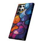 Abstract Colourful Drop Samsung Galaxy Case — Vibrant Stained-Glass