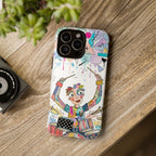 Drummer Boy iPhone Case | Colorful Cartoon Drum Kit Protective Cover