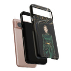 Custodia per Google Pixel Donna Elegante nella Foresta