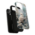 Barn Owl & Butterflies Tough iPhone Case