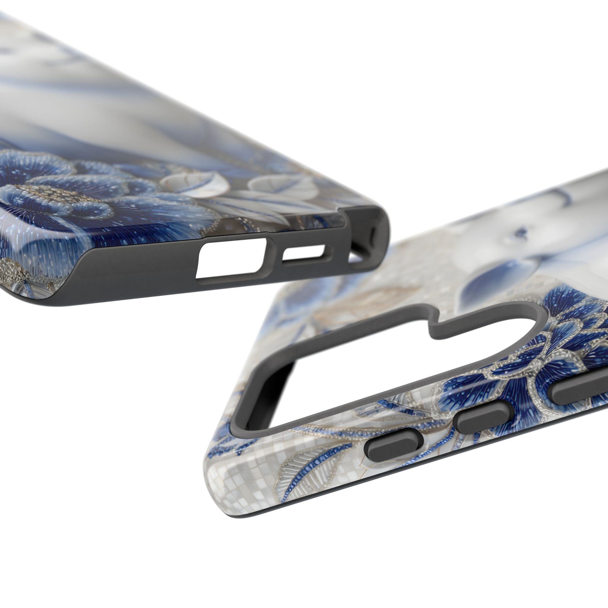 Asian Zodiac Pig Samsung Galaxy Phone Case | Blue & White Porcelain Slim Protective Shockproof Case| Year of the Pig Gift