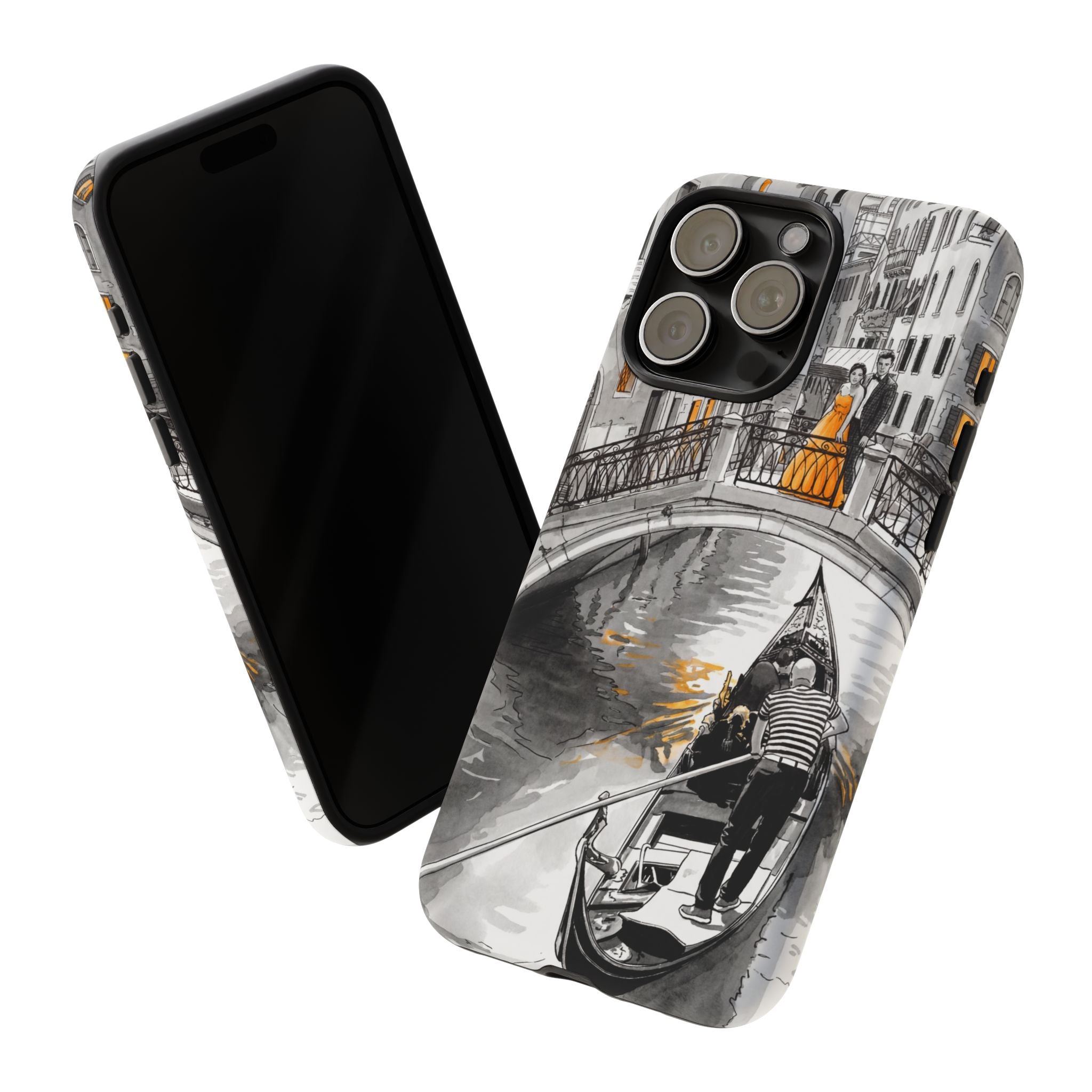 Venice Gondola iPhone Case | Romantic Canal Scene Protective Case