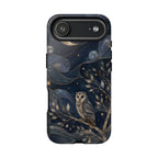 Barn Owl iPhone Case | Midnight Forest Art Cover