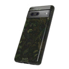 Dark Botanical Tough Google Pixel Phone Case | Moody Forest Owl Cover