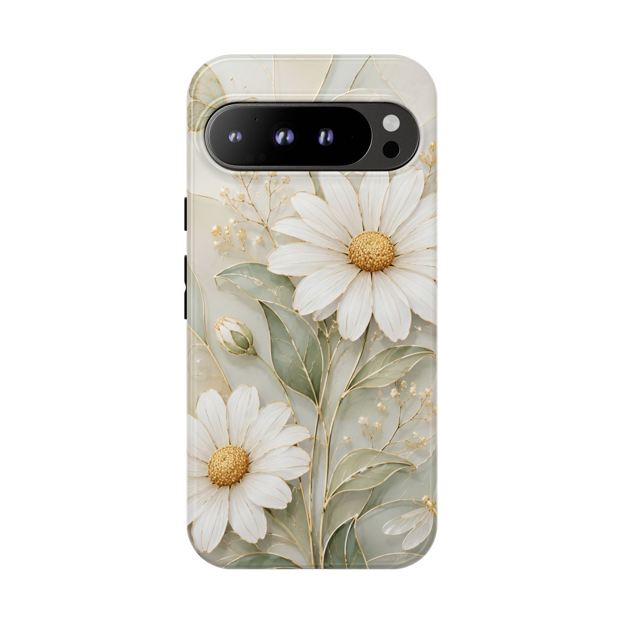 Vintage Daisy Google Pixel Phone Case | Cottagecore Floral Phone Cover
