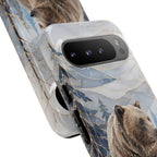 Grizzly Bear Google Pixel Phone Case | Winter Wildlife Phone Case
