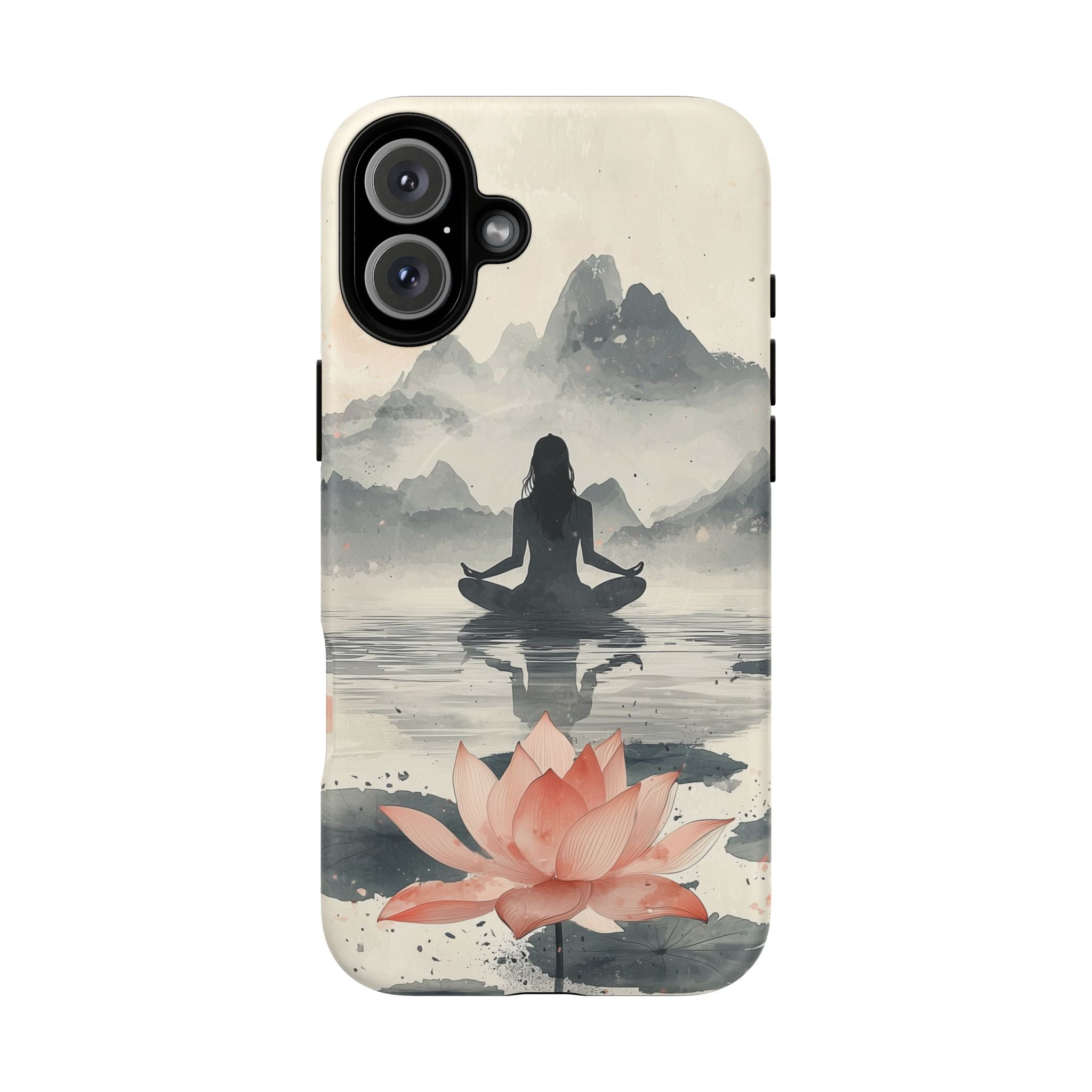 Zen Yoga Meditation Lotus MagSafe iPhone Case