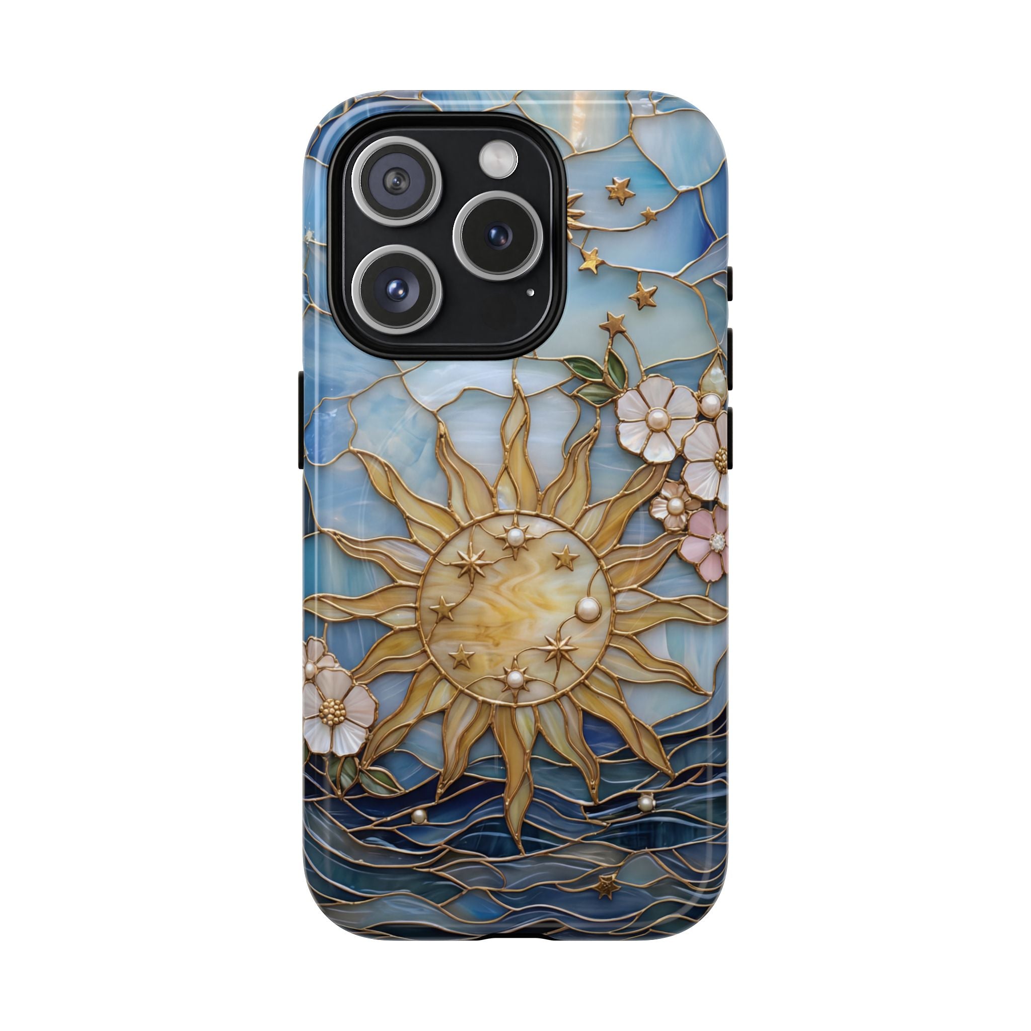 Stained Glass Sun & Sea MagSafe iPhone Case