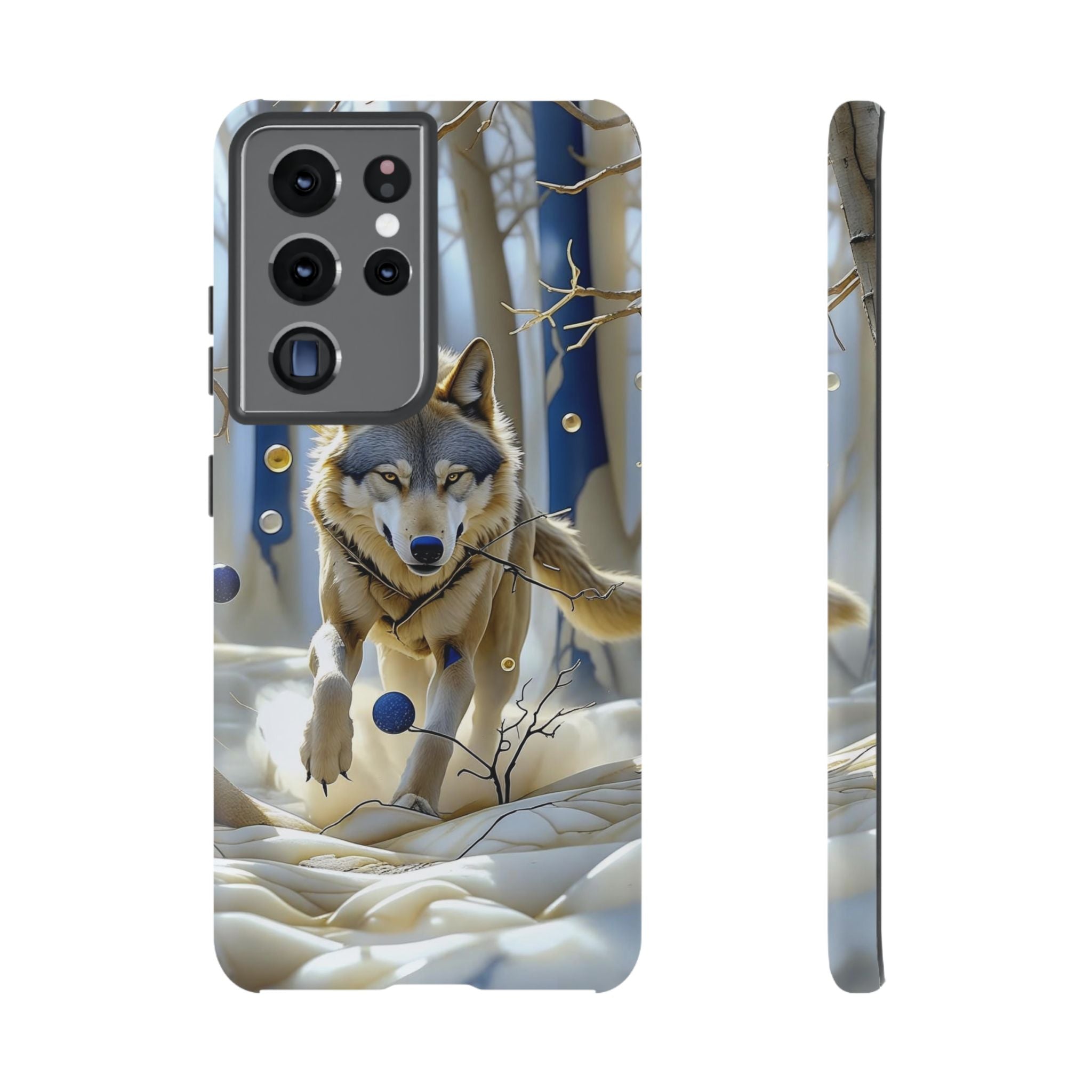 Wolf in Snow Samsung Galaxy Case — Rugged Wildlife