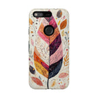 Autumn Leaf Tough Google Pixel Case | Watercolour Feathered Fall Design