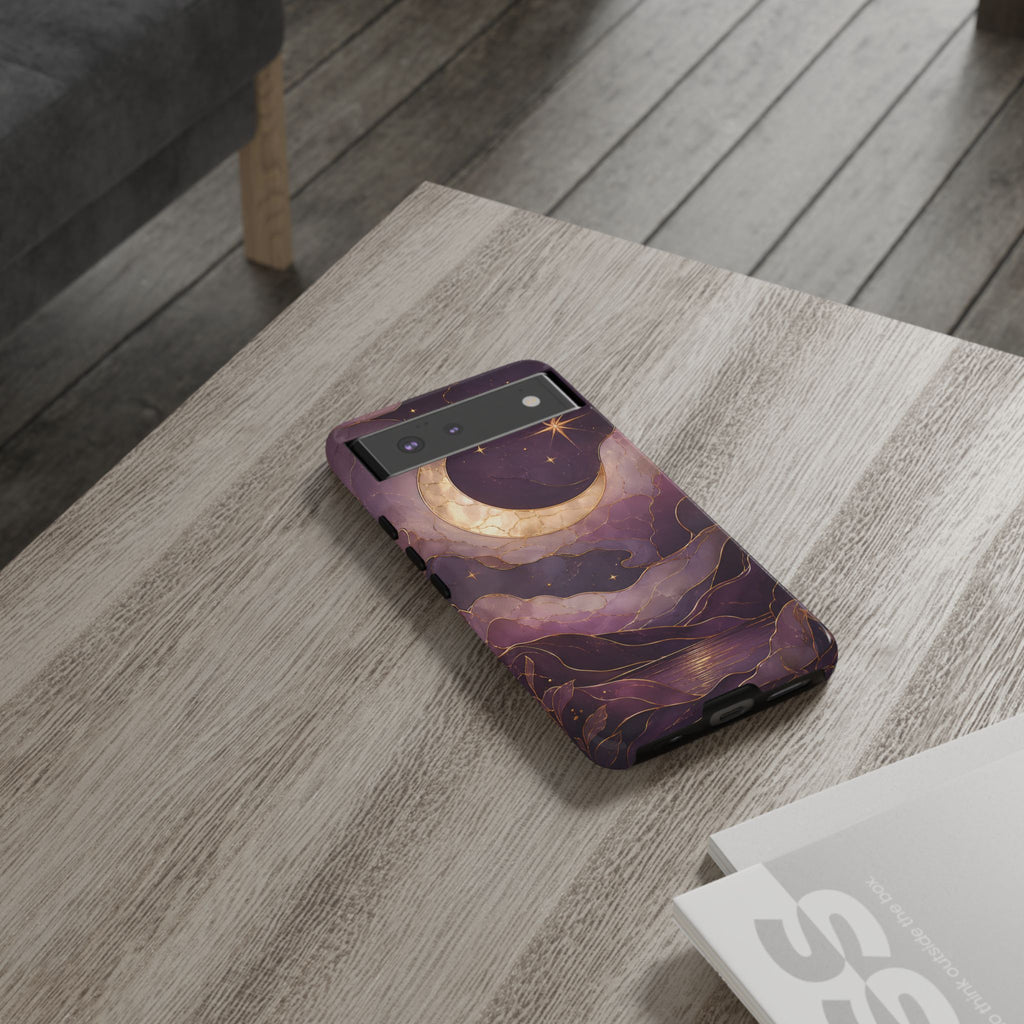 Moon Phone Google Pixel Case | Celestial Night Sky Phone Case
